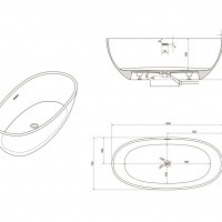 Ванна NT201 Mat